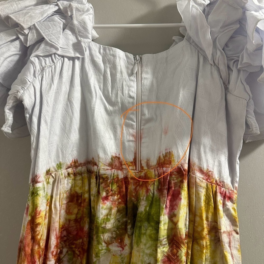 Busayo Folake Printed Ruffle Dress - Picture 12 of 13